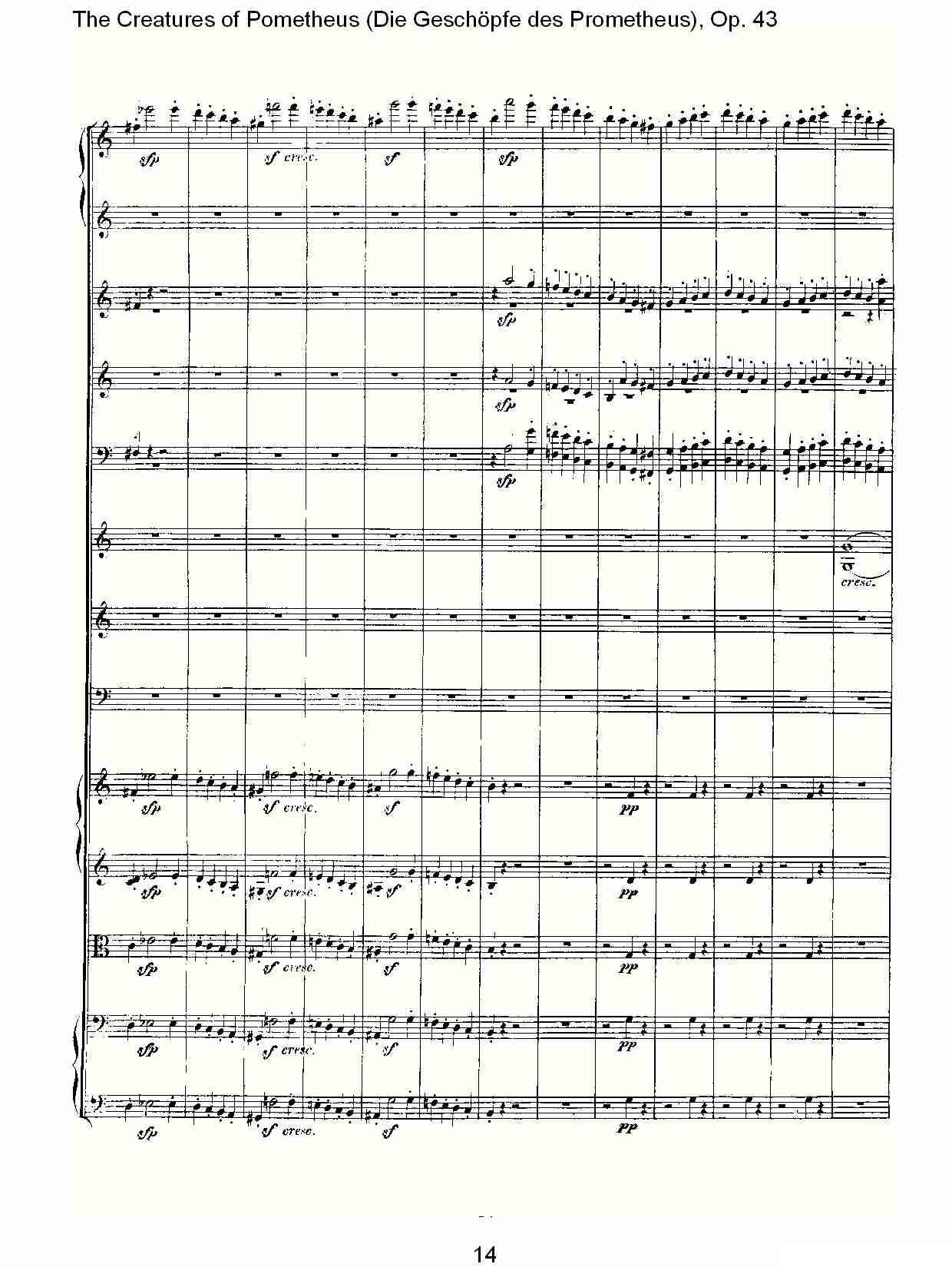 Die Gesch?pfe des Prometheus Op. 43其它曲谱（图14）