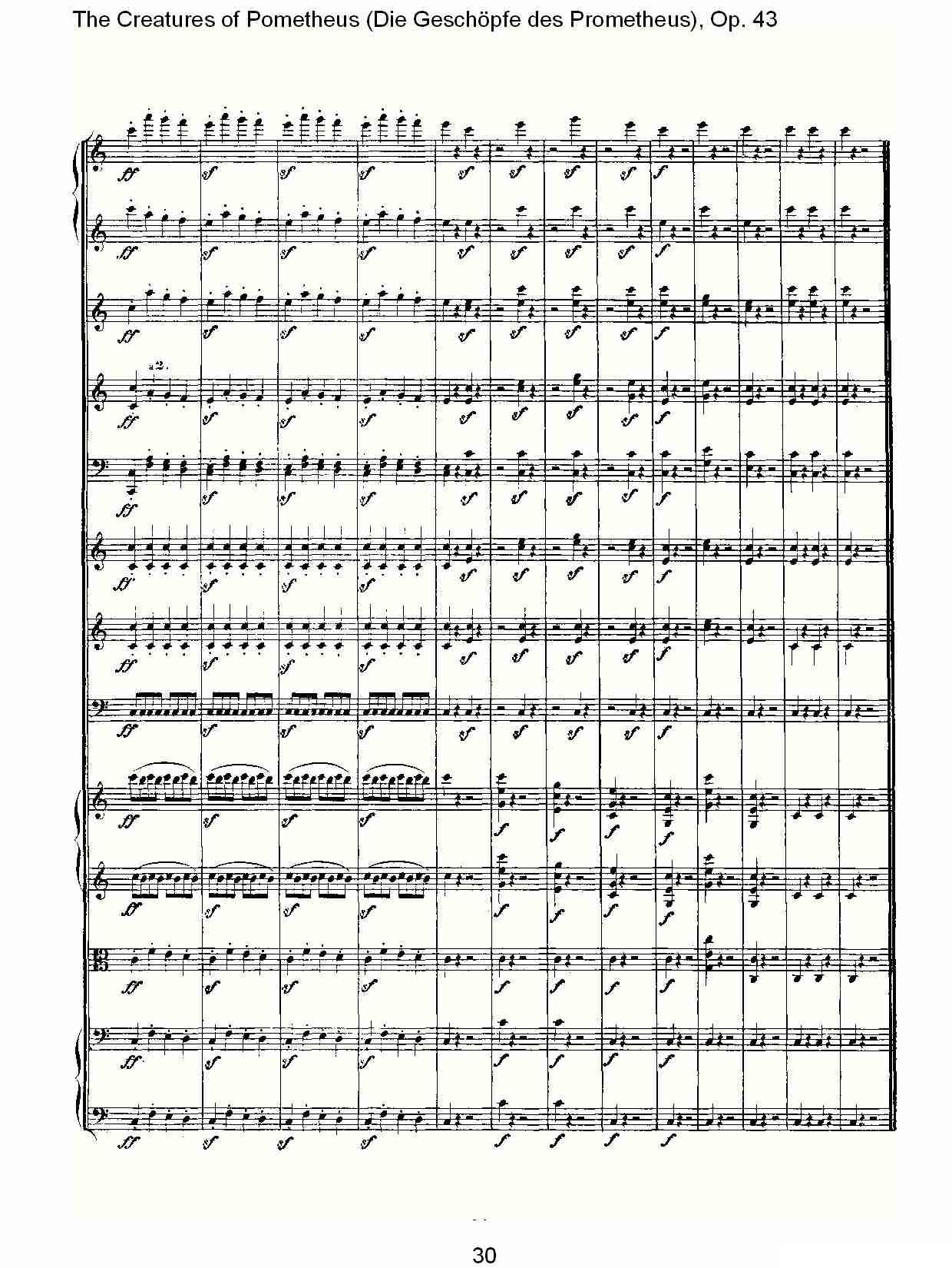 Die Gesch?pfe des Prometheus Op. 43其它曲谱（图30）