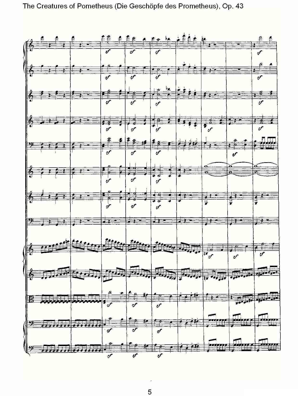 Die Gesch?pfe des Prometheus Op. 43其它曲谱（图5）