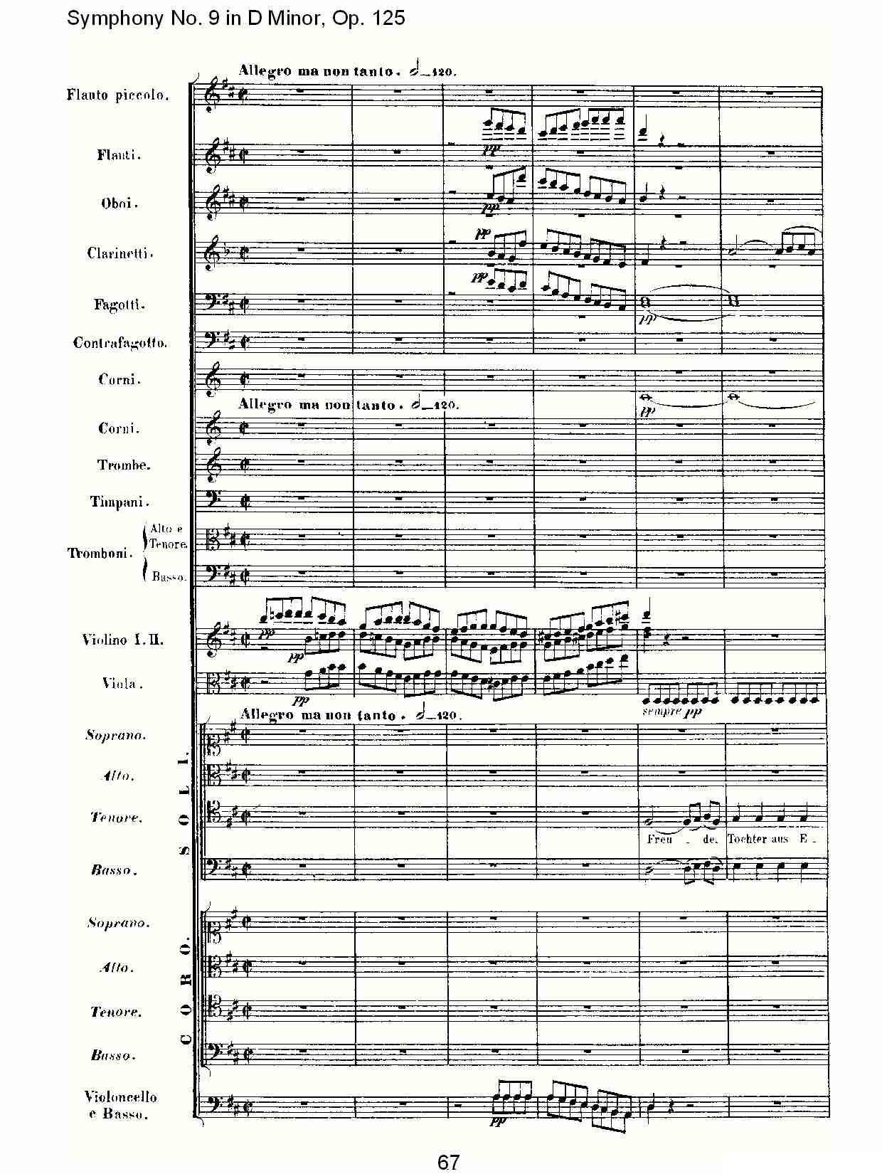 D小调第九交响曲 Op.125第四乐章（三）其它曲谱（图8）