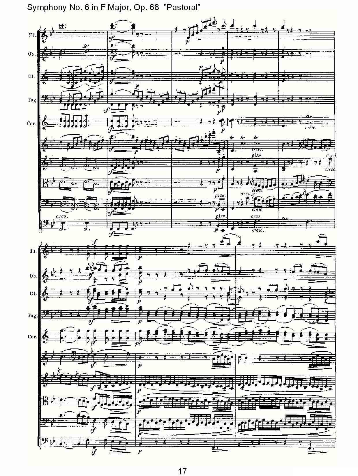 F大调第六交响曲 Op.68第二乐章其它曲谱（图18）