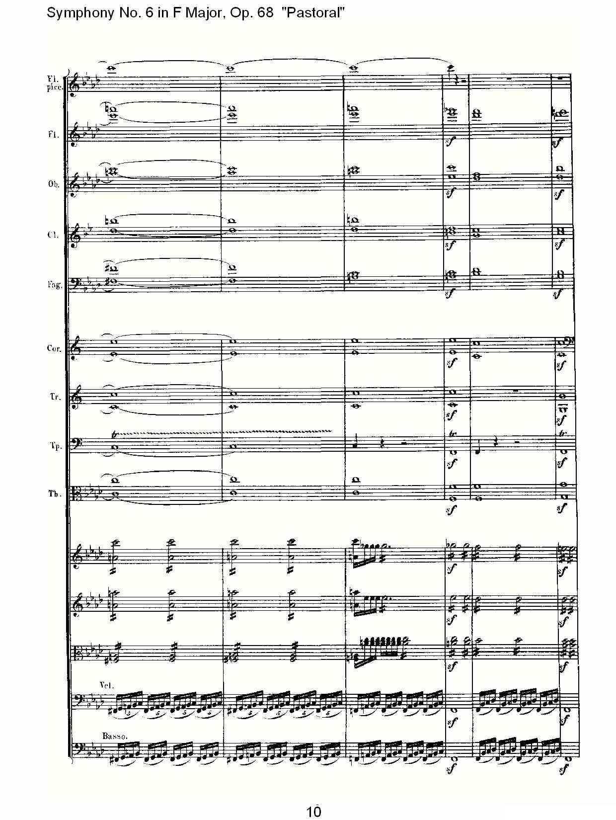 F大调第六交响曲 Op.68第四乐章其它曲谱（图10）