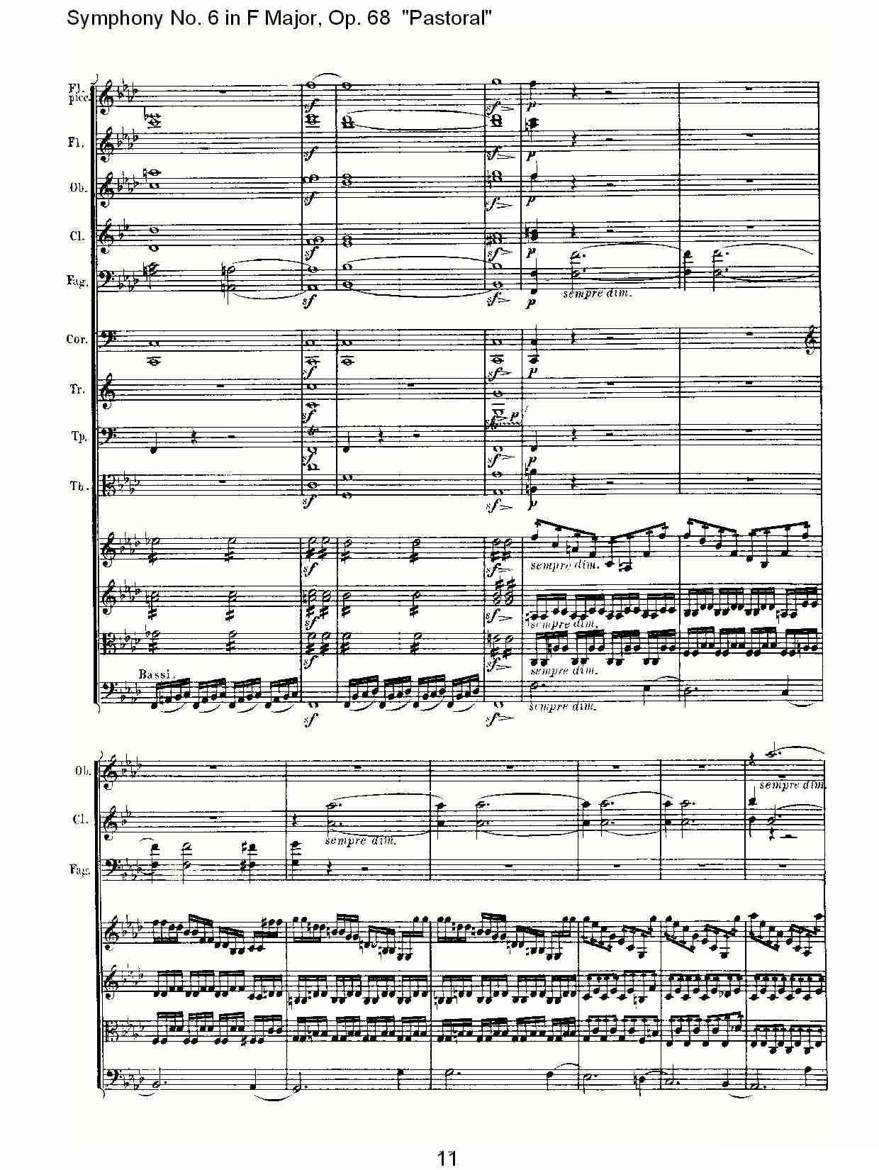 F大调第六交响曲 Op.68第四乐章其它曲谱（图11）