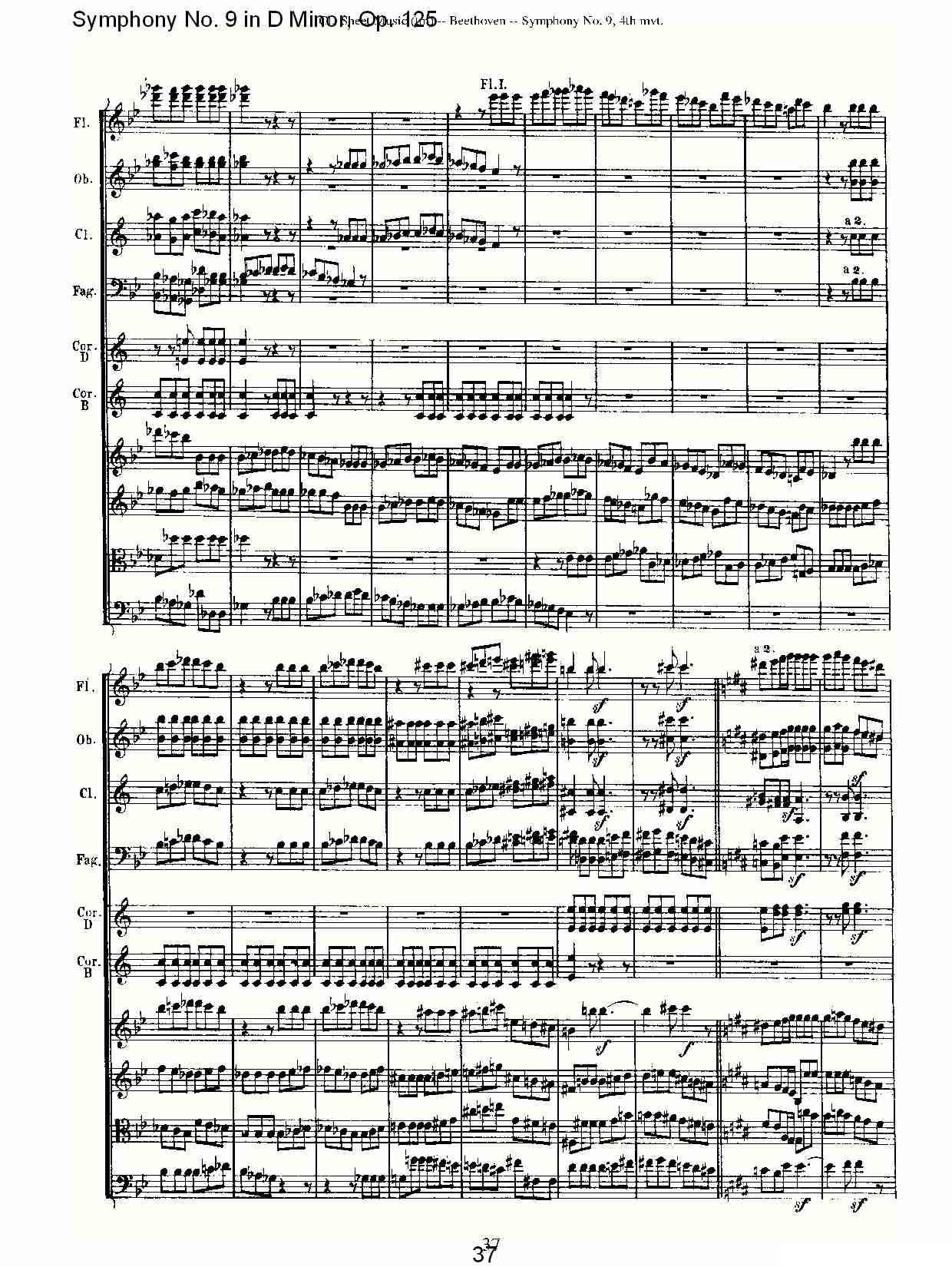 D小调第九交响曲 Op.125第四乐章（二）其它曲谱（图7）
