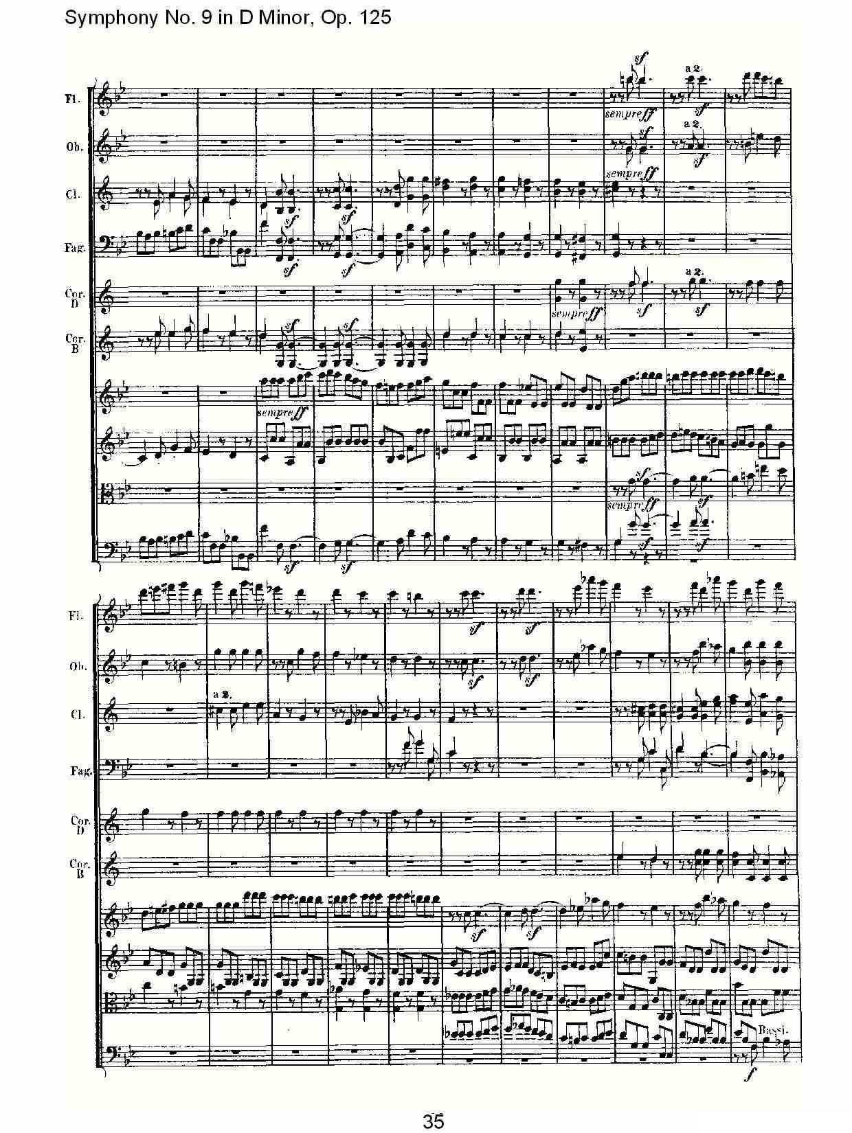 D小调第九交响曲 Op.125第四乐章（二）其它曲谱（图5）