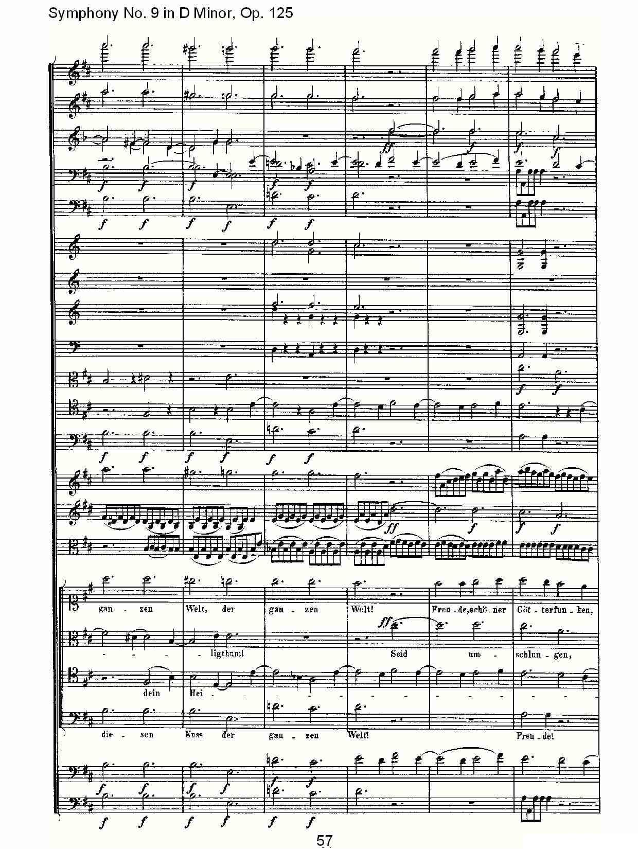 D小调第九交响曲 Op.125第四乐章（二）其它曲谱（图27）