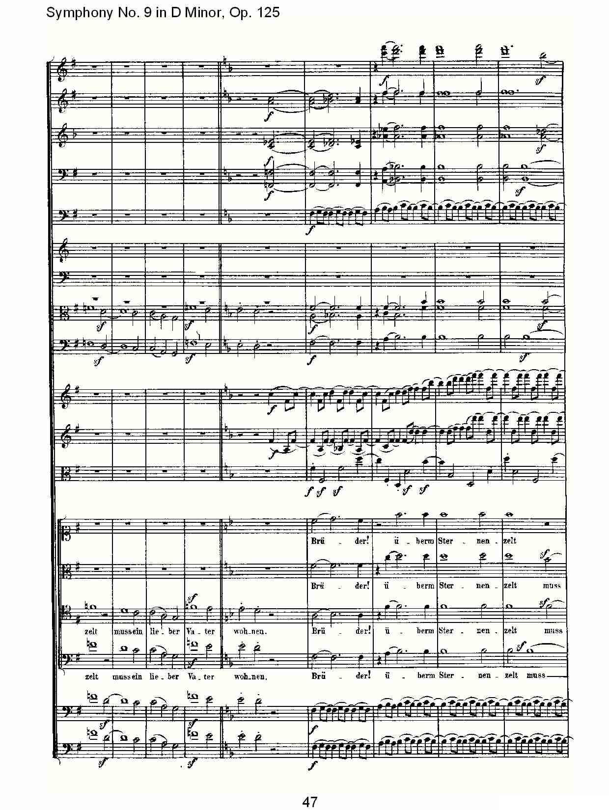 D小调第九交响曲 Op.125第四乐章（二）其它曲谱（图17）