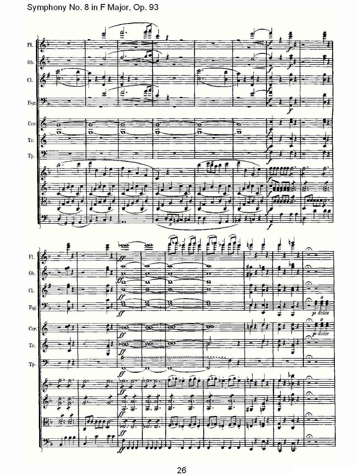F大调第八交响曲 Op.93第四乐章其它曲谱（图26）