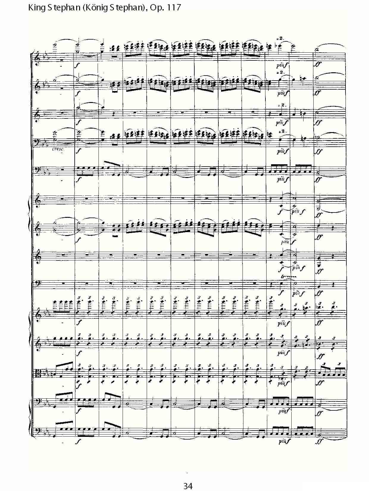 King Stephan（Konig Stephan)，Op.11）其它曲谱（图34）