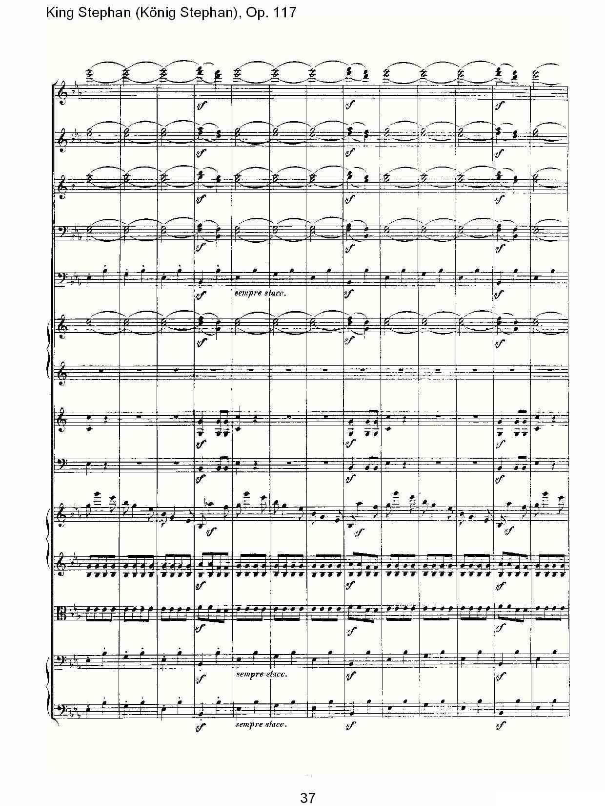 King Stephan（Konig Stephan)，Op.11）其它曲谱（图37）