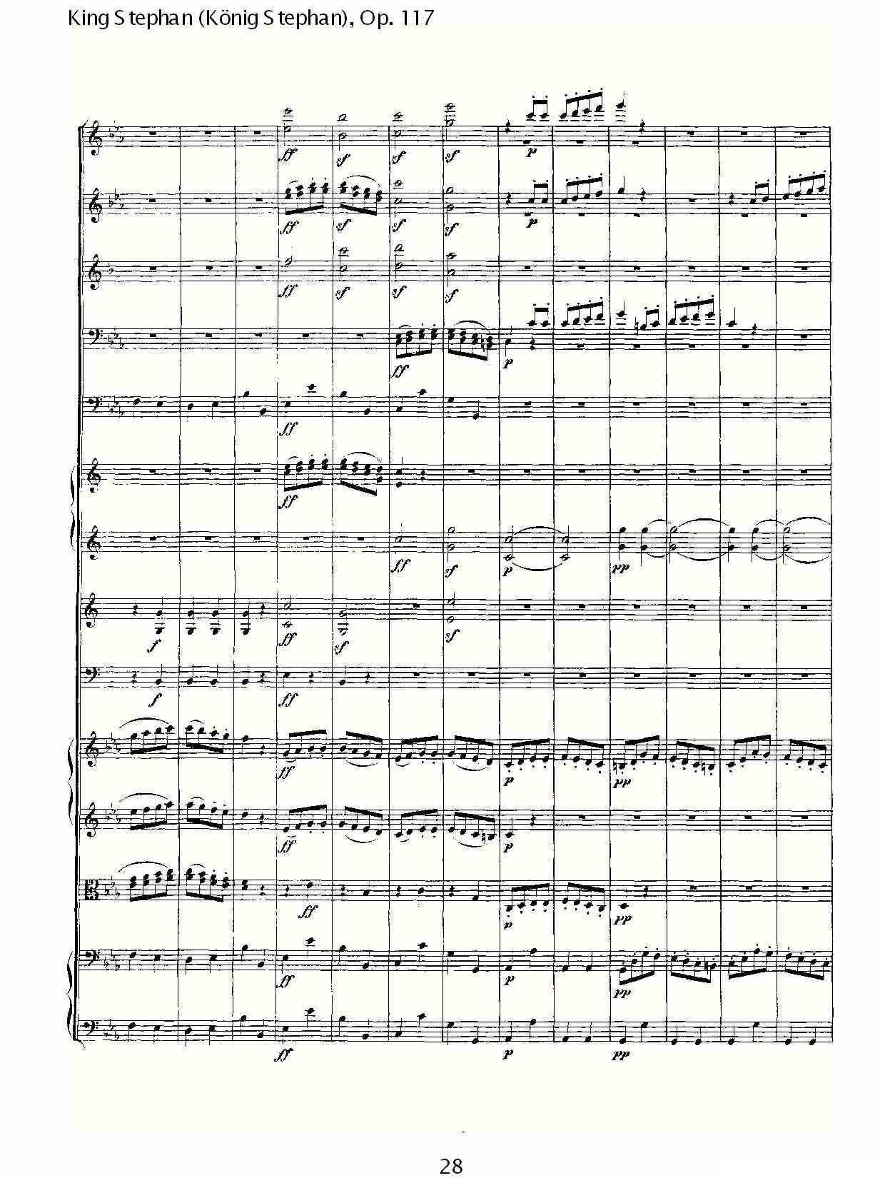 King Stephan（Konig Stephan)，Op.11）其它曲谱（图28）