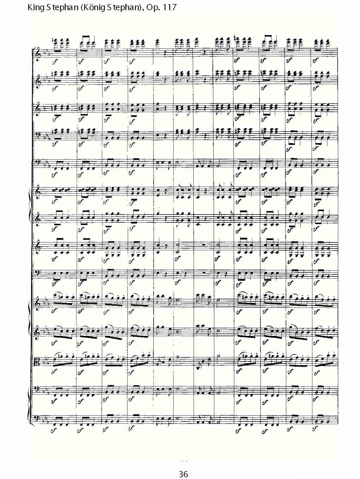 King Stephan（Konig Stephan)，Op.11）其它曲谱（图36）
