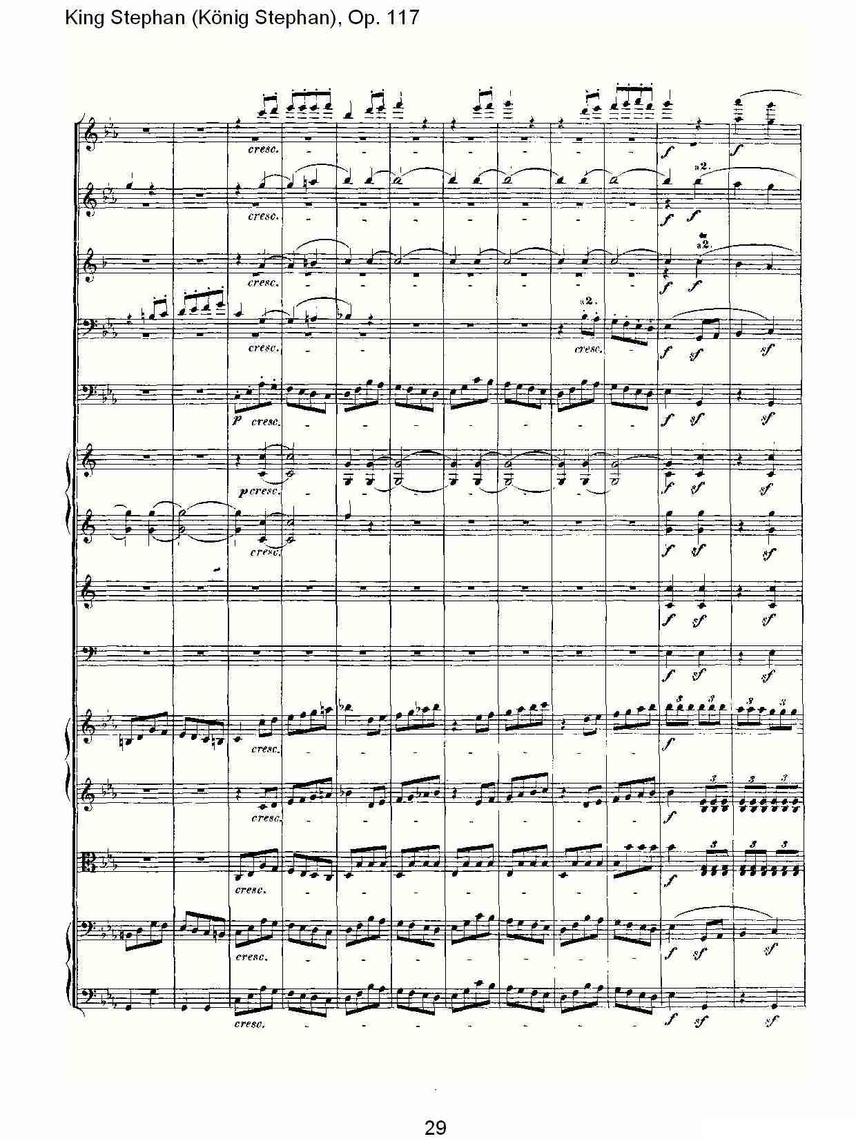 King Stephan（Konig Stephan)，Op.11）其它曲谱（图29）