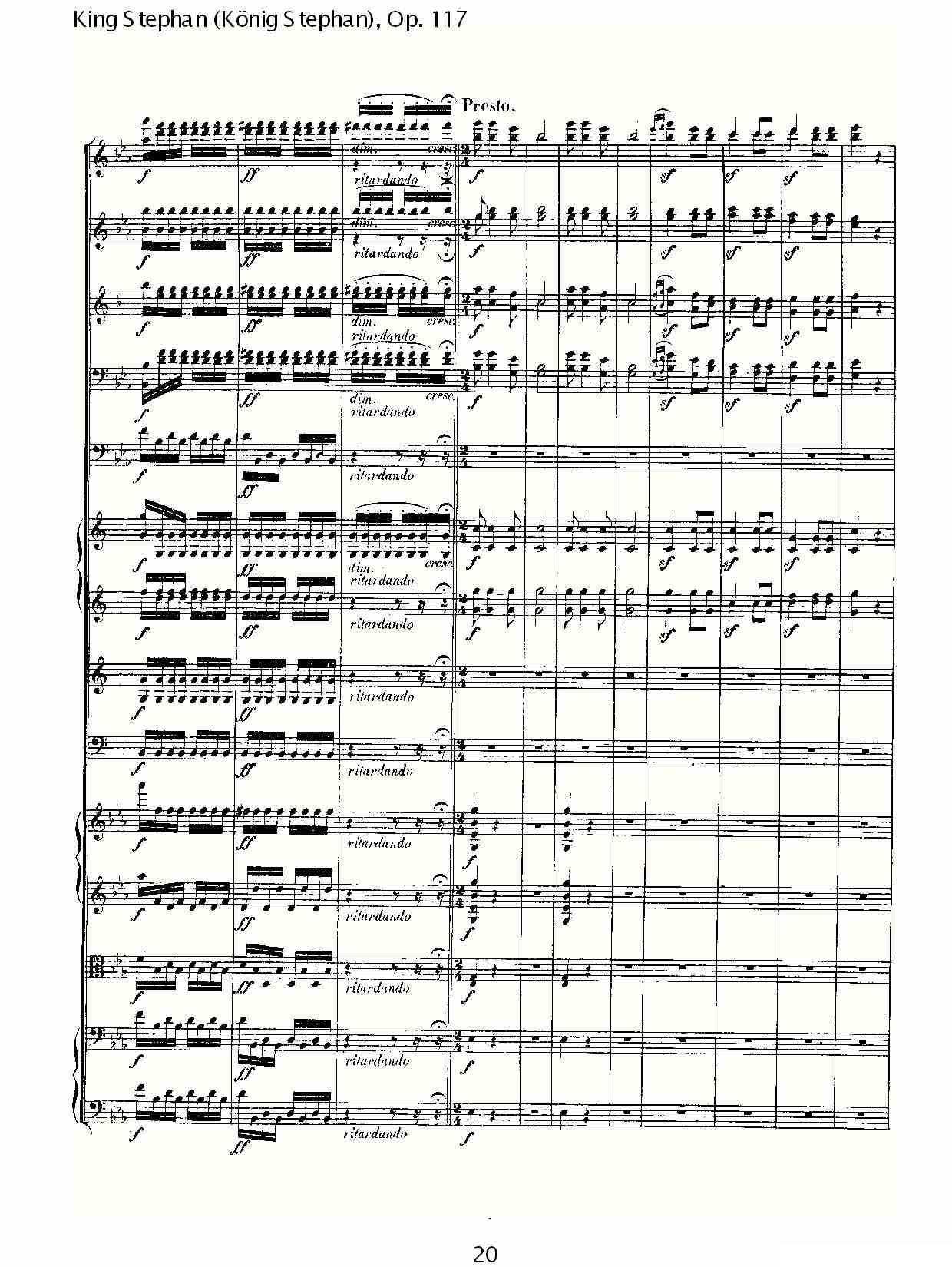 King Stephan（Konig Stephan)，Op.11）其它曲谱（图20）