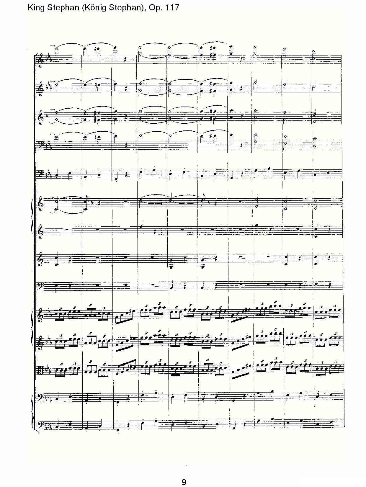 King Stephan（Konig Stephan)，Op.11）其它曲谱（图9）