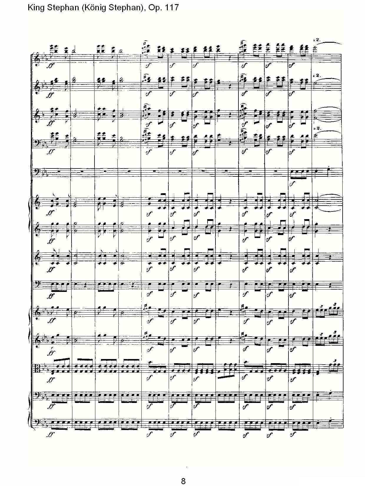 King Stephan（Konig Stephan)，Op.11）其它曲谱（图8）