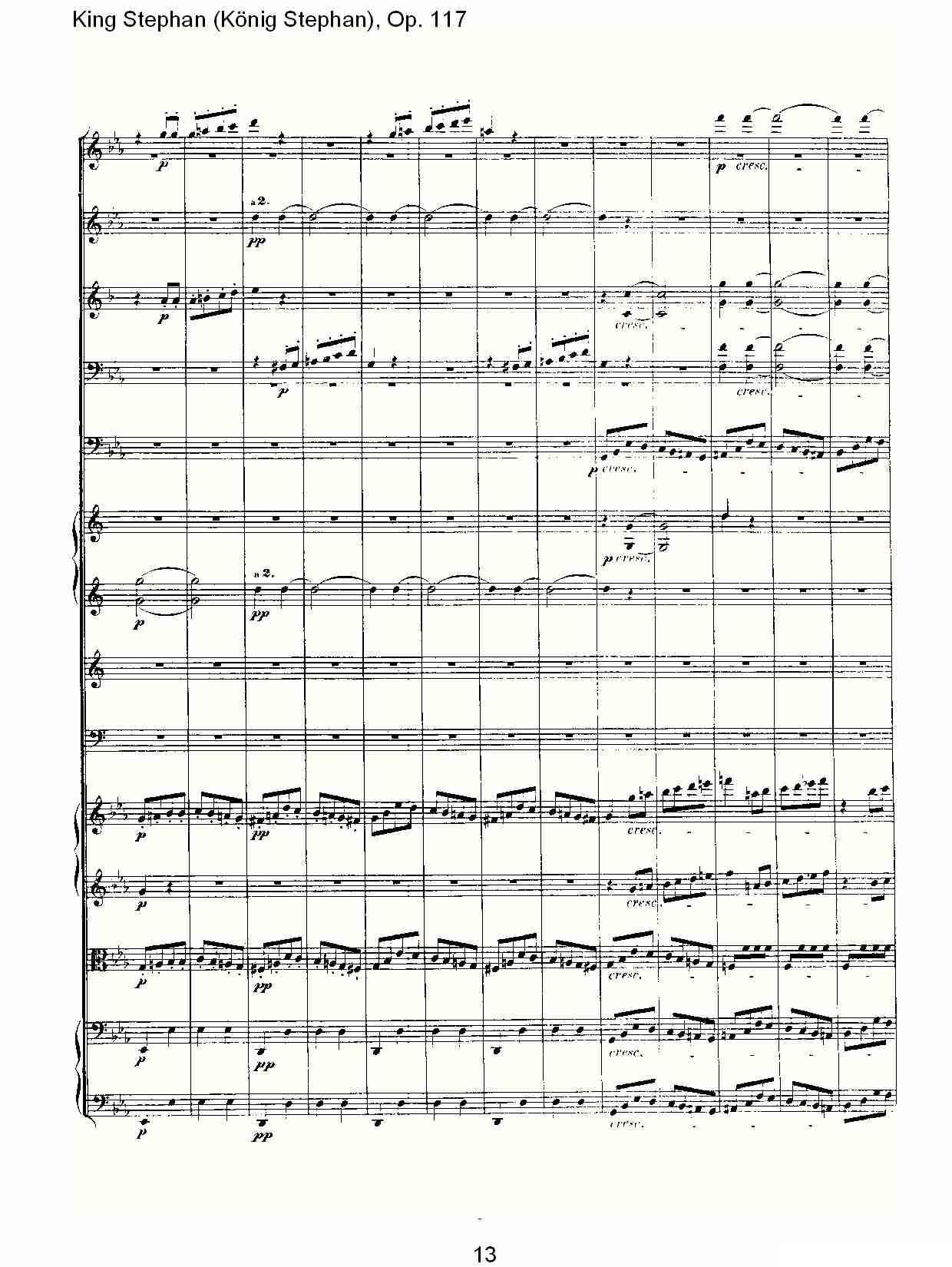 King Stephan（Konig Stephan)，Op.11）其它曲谱（图13）