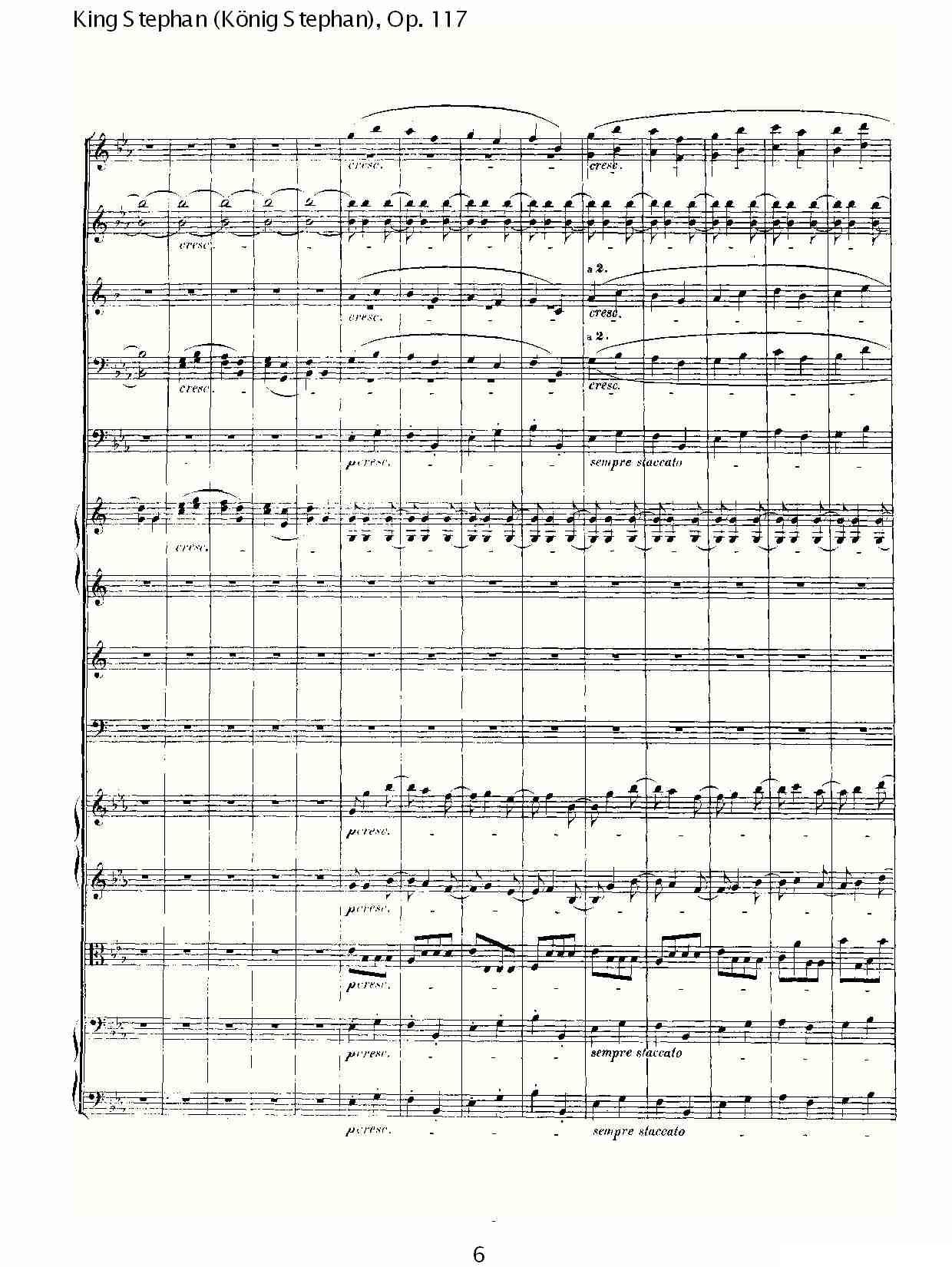 King Stephan（Konig Stephan)，Op.11）其它曲谱（图6）