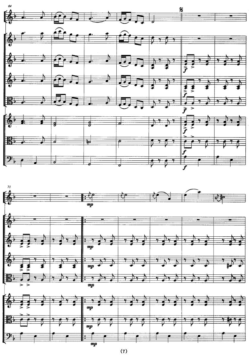 侗寨狂欢夜（芦笙独奏+民乐队伴奏总谱）其它曲谱（图7）