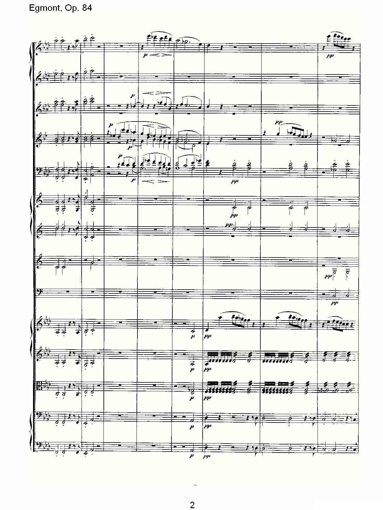 Egmont，Op. 84其它曲谱（图2）