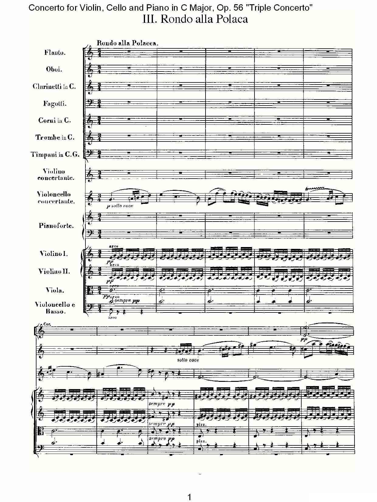 C大调大提琴与钢琴协奏曲 Op.56第三乐章（一）其它曲谱（图1）