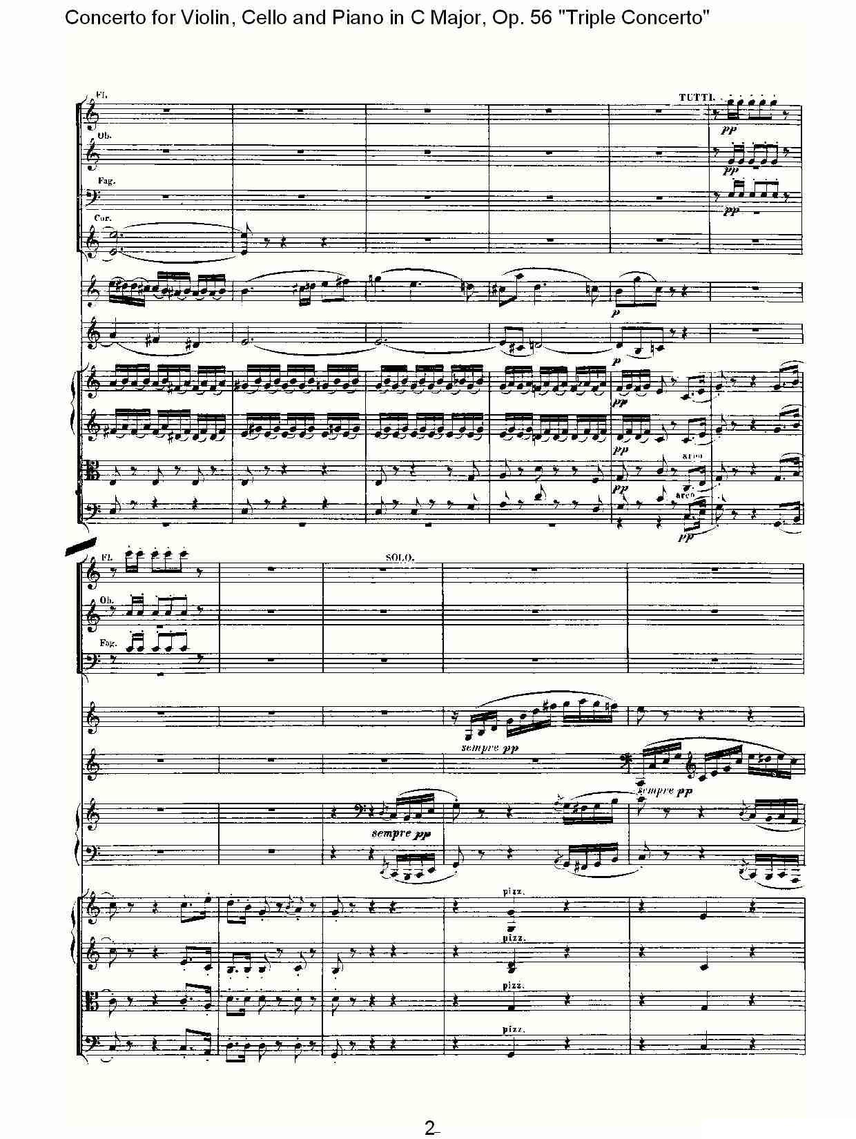 C大调大提琴与钢琴协奏曲 Op.56第三乐章（一）其它曲谱（图2）