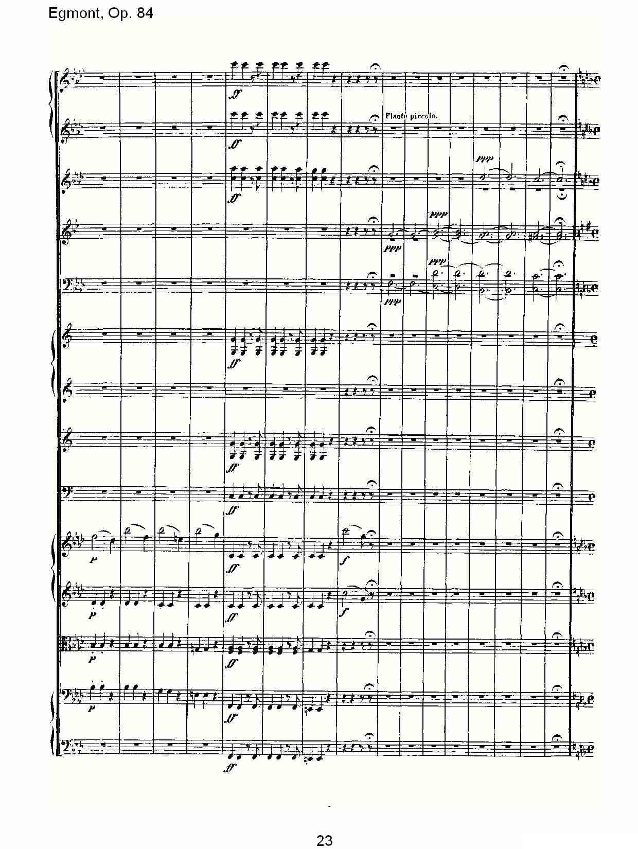 Egmont，Op. 84其它曲谱（图23）