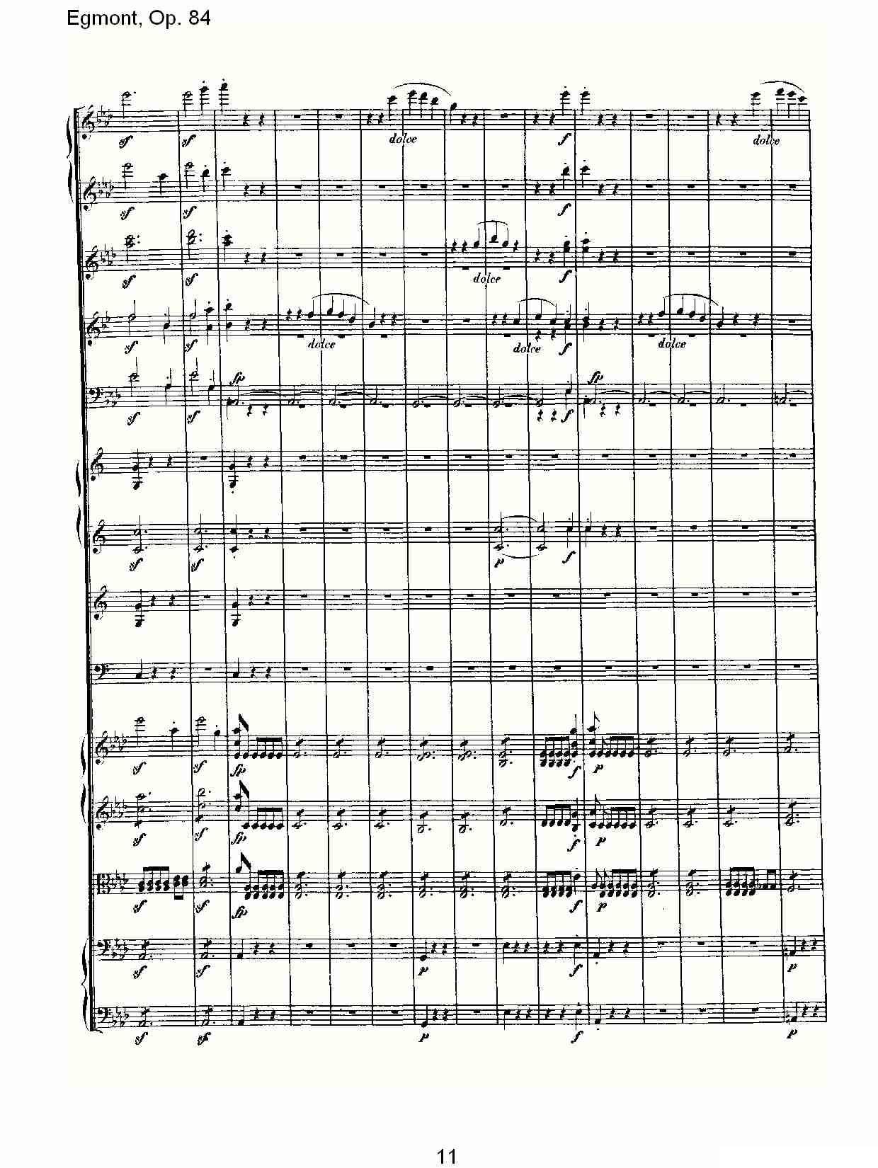 Egmont，Op. 84其它曲谱（图11）