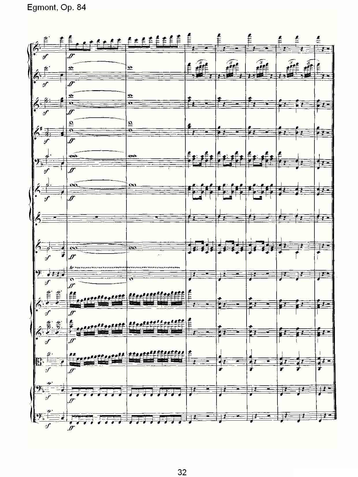 Egmont，Op. 84其它曲谱（图32）