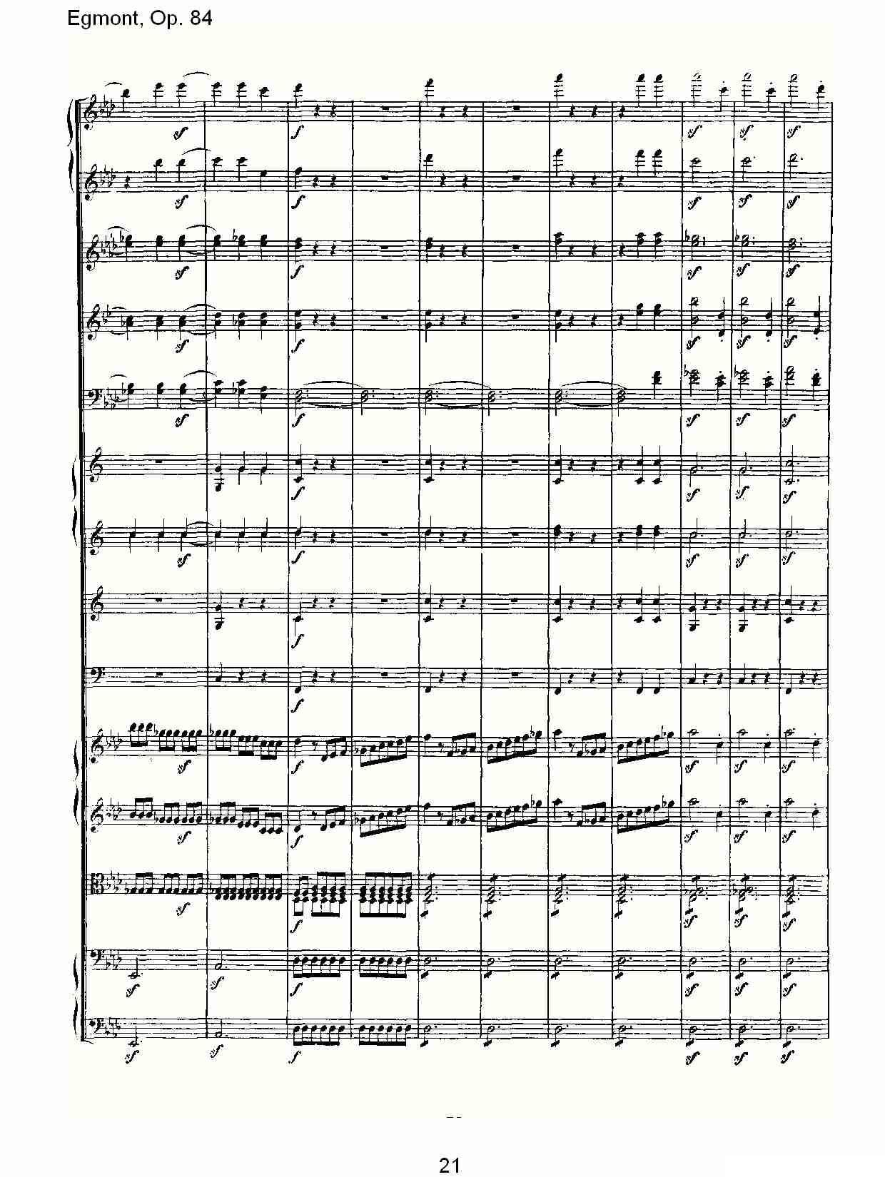 Egmont，Op. 84其它曲谱（图21）