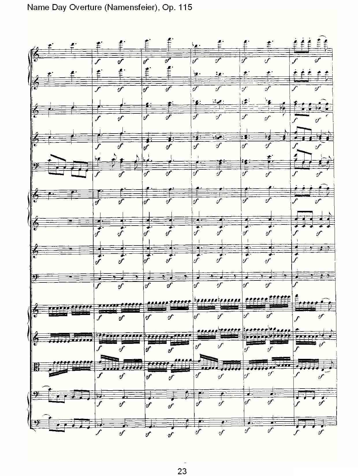Name Day Overture（Namensfeier)，Op.11）其它曲谱（图23）