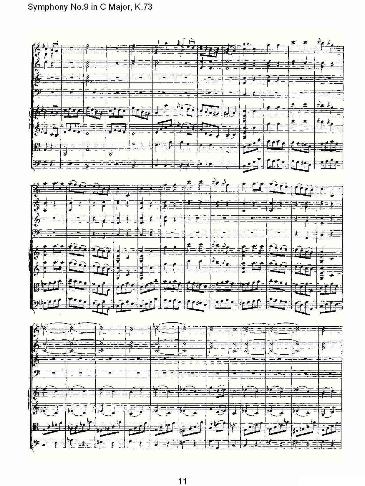Symphony No.9 in C Major, K.73（C大调第九交响曲K.73）其它曲谱（图11）