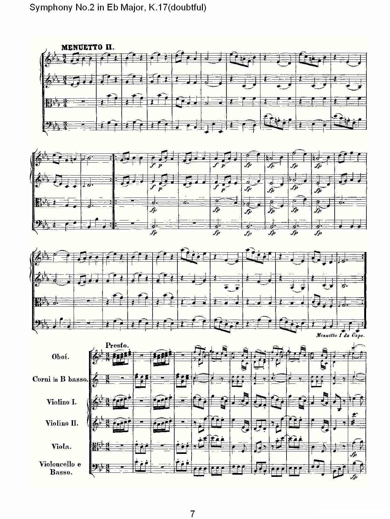 Symphony No.2 in Bb Major（doubtful))，K.1）其它曲谱（图7）