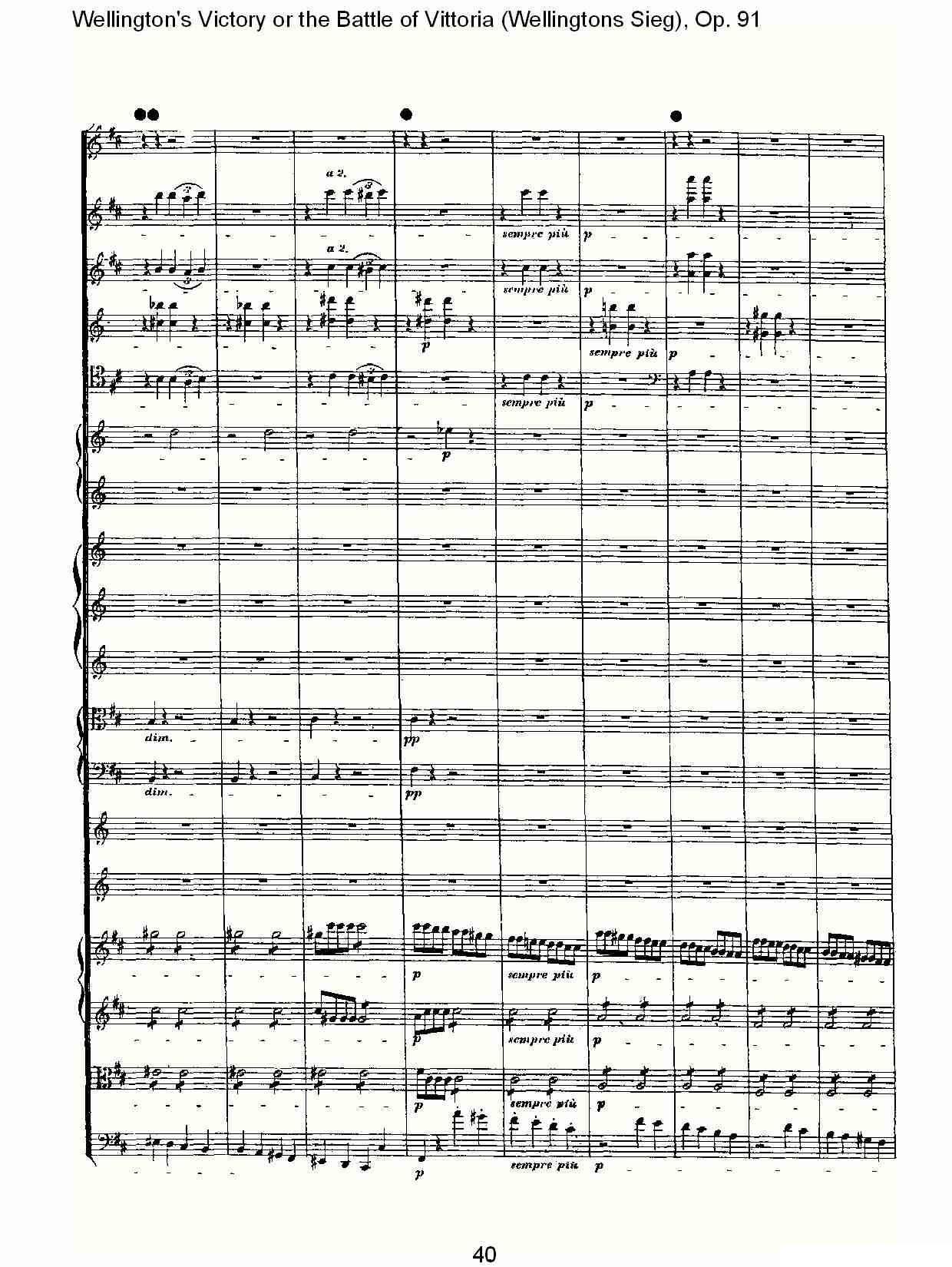 Wellingtons Sieg（Op.91 第一乐章（二））其它曲谱（图10）