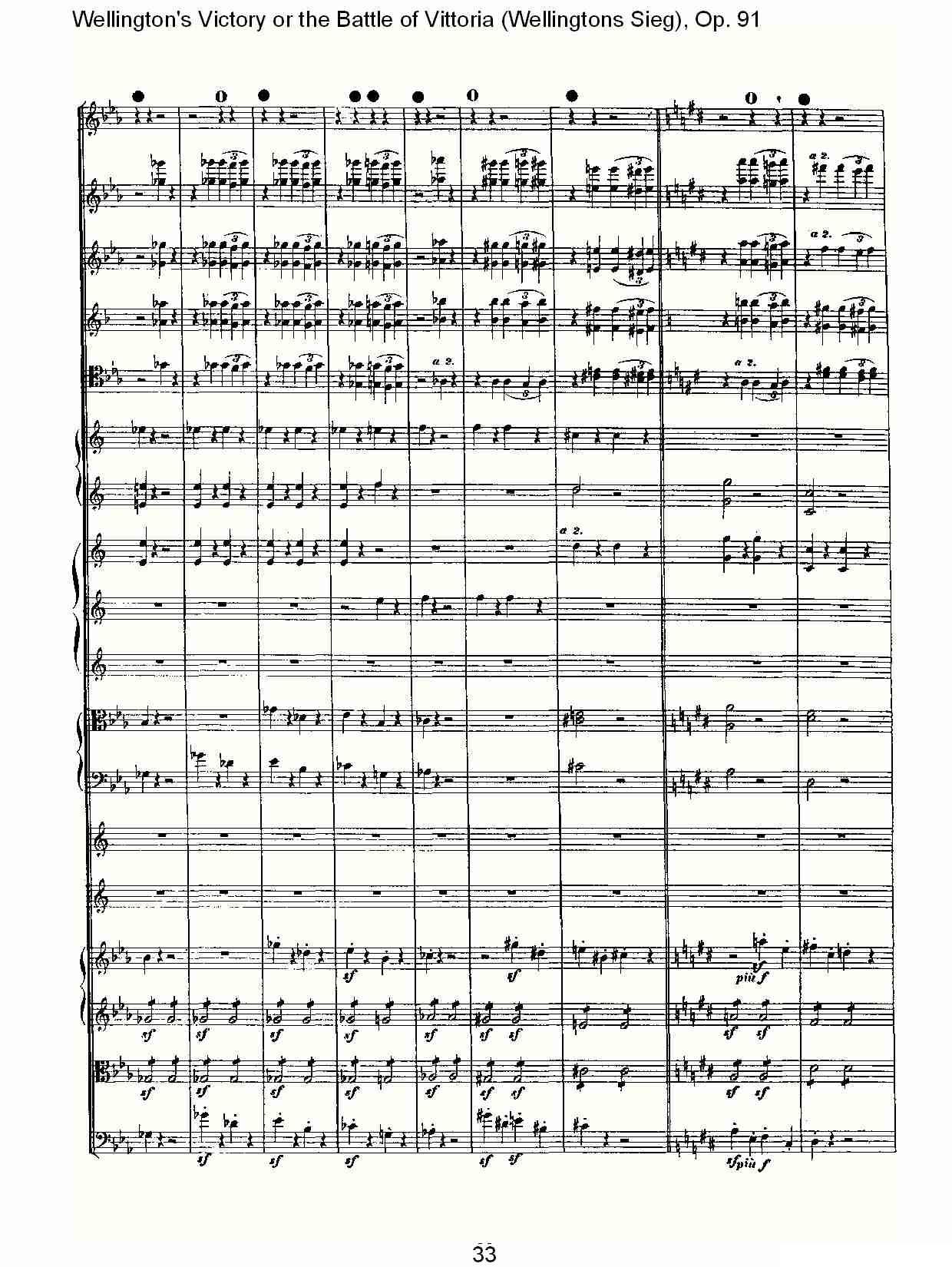 Wellingtons Sieg（Op.91 第一乐章（二））其它曲谱（图3）