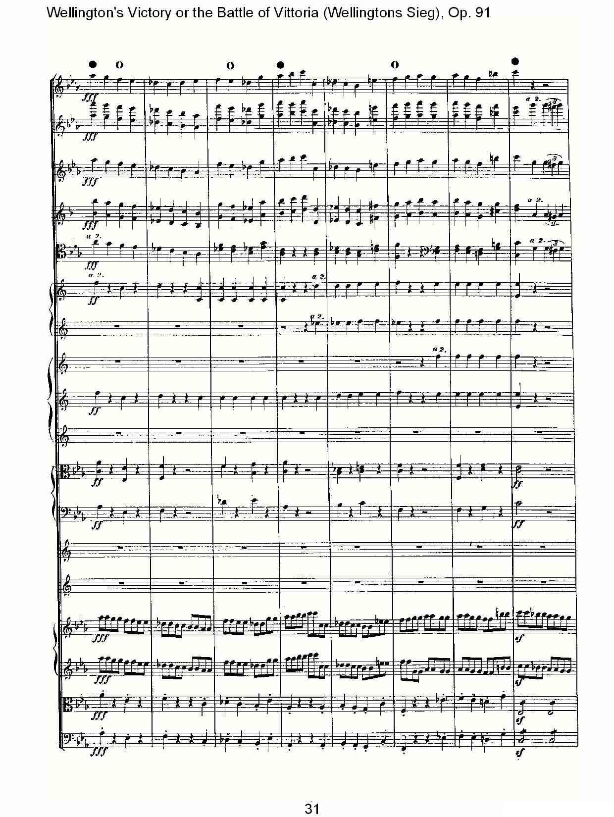 Wellingtons Sieg（Op.91 第一乐章（二））其它曲谱（图1）