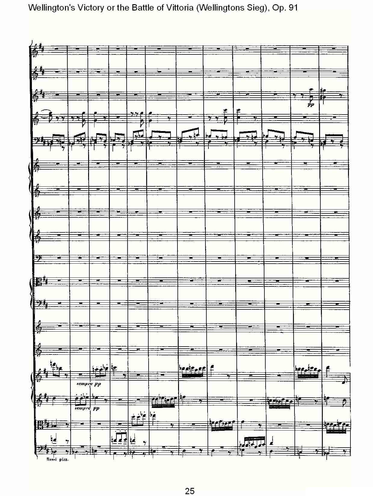 Wellingtons Sieg（ Op.91 第二乐章）其它曲谱（图24）