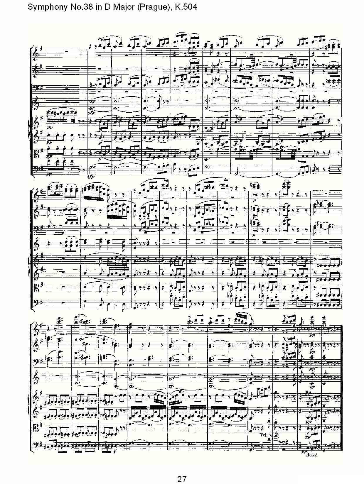 D大调第三十八交响曲K.504（一）其它曲谱（图28）