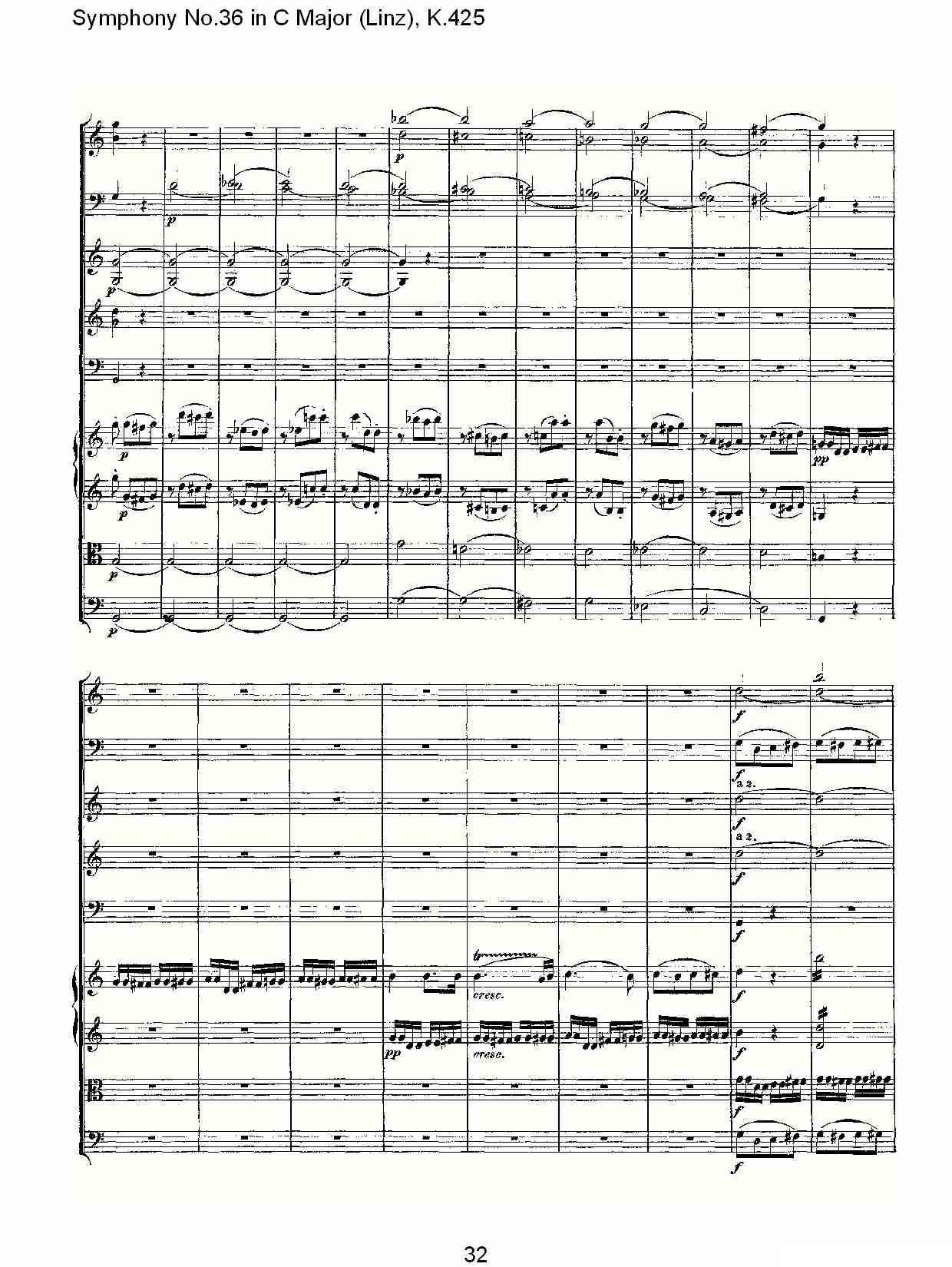 C大调第三十六交响曲K.425（二）其它曲谱（图2）