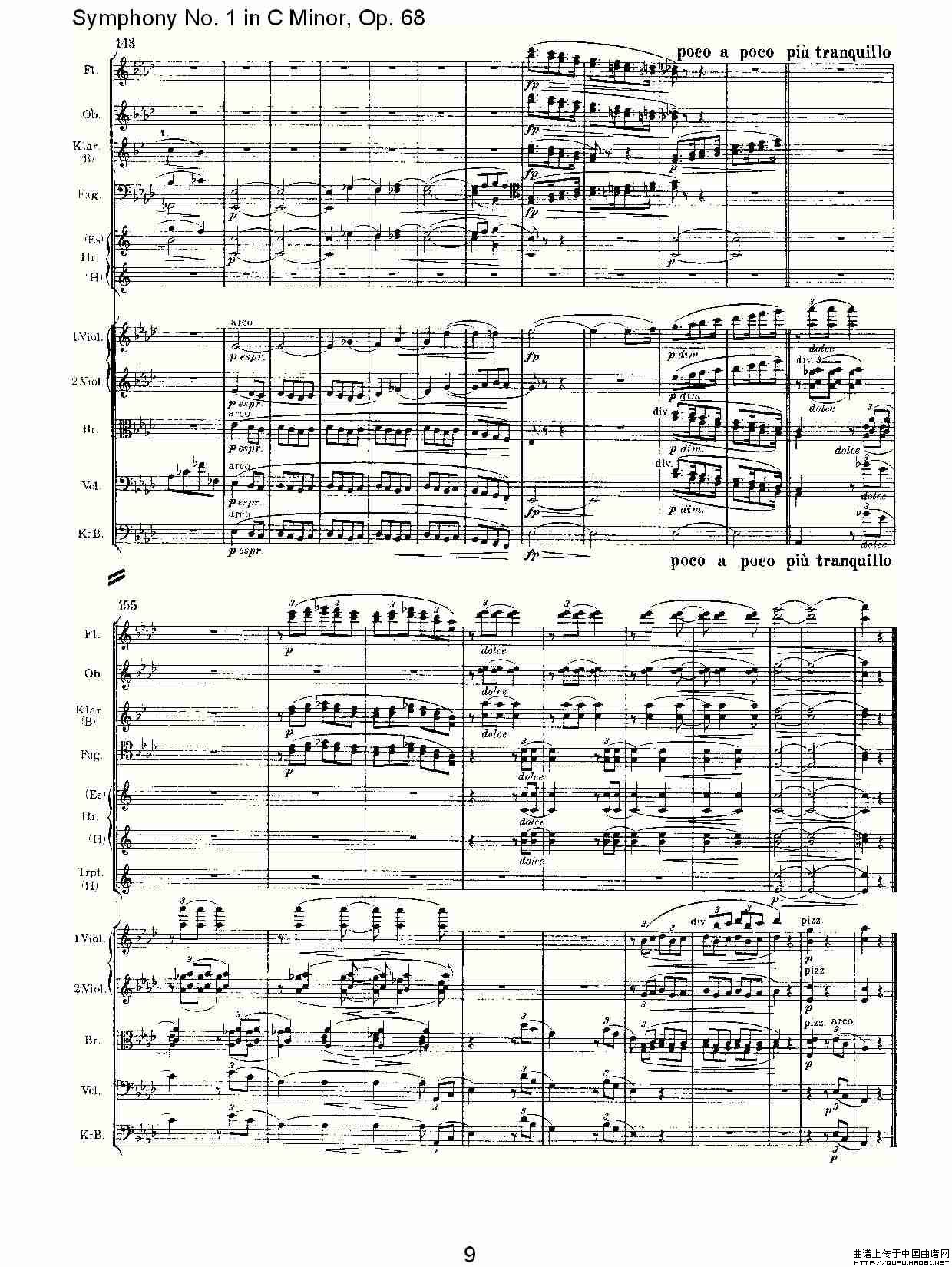 C小调第一交响曲, Op.68 第三乐章其它曲谱（图5）