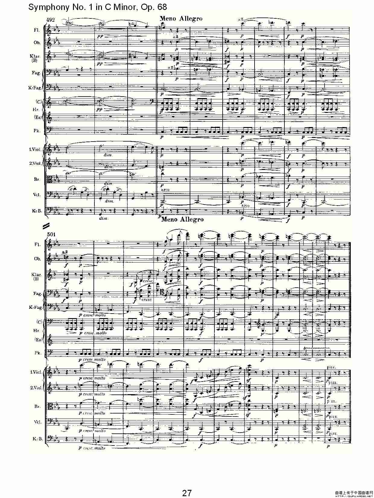 C小调第一交响曲, Op.68 第一乐章其它曲谱（图14）