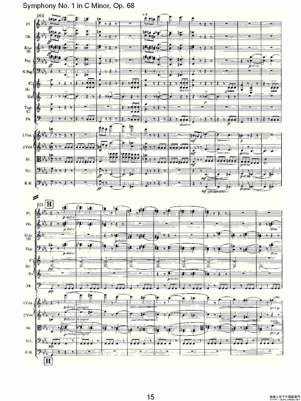 C小调第一交响曲, Op.68 第一乐章其它曲谱（图8）