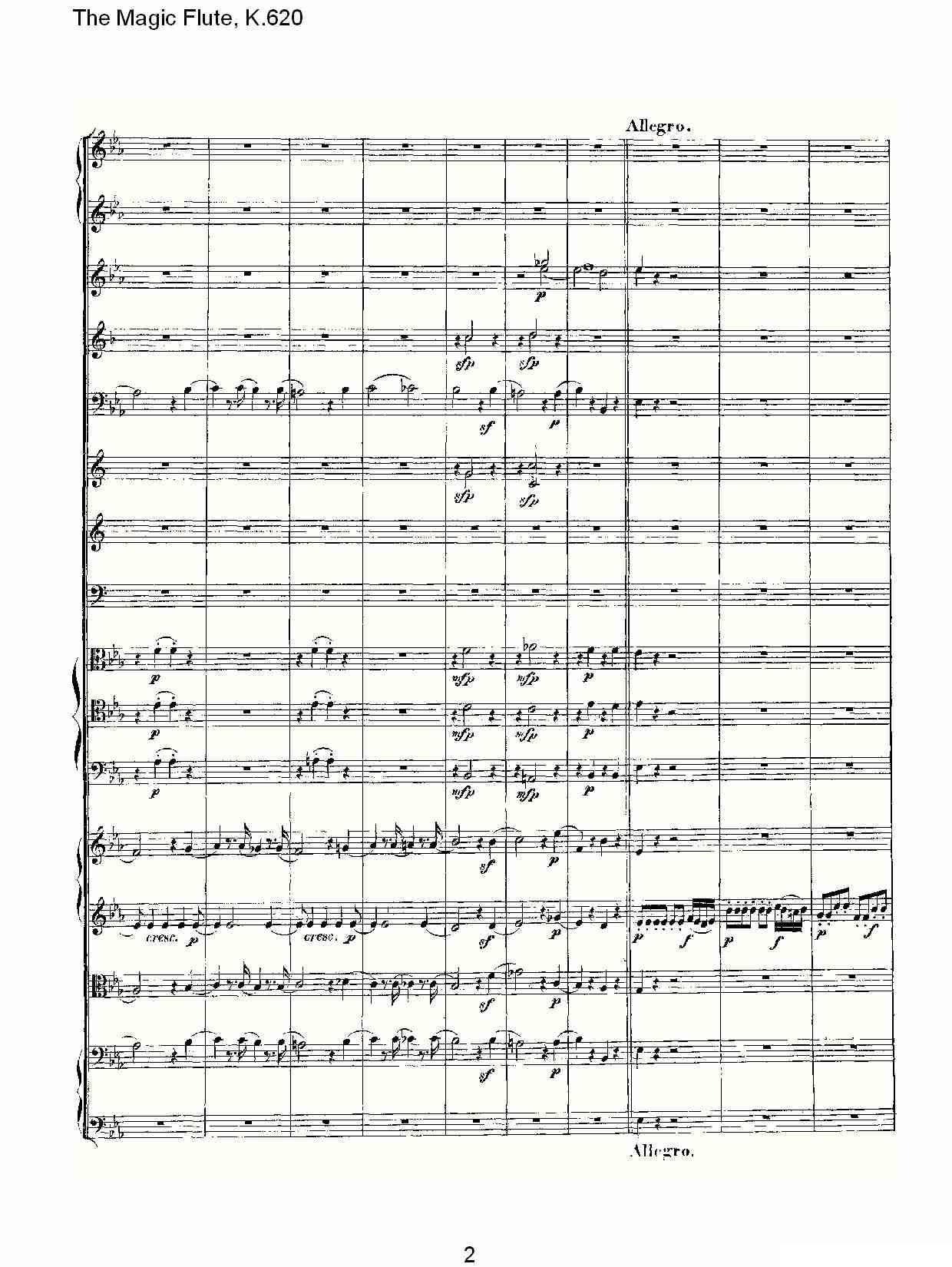 The Magic Flute, K.620其它曲谱（图2）