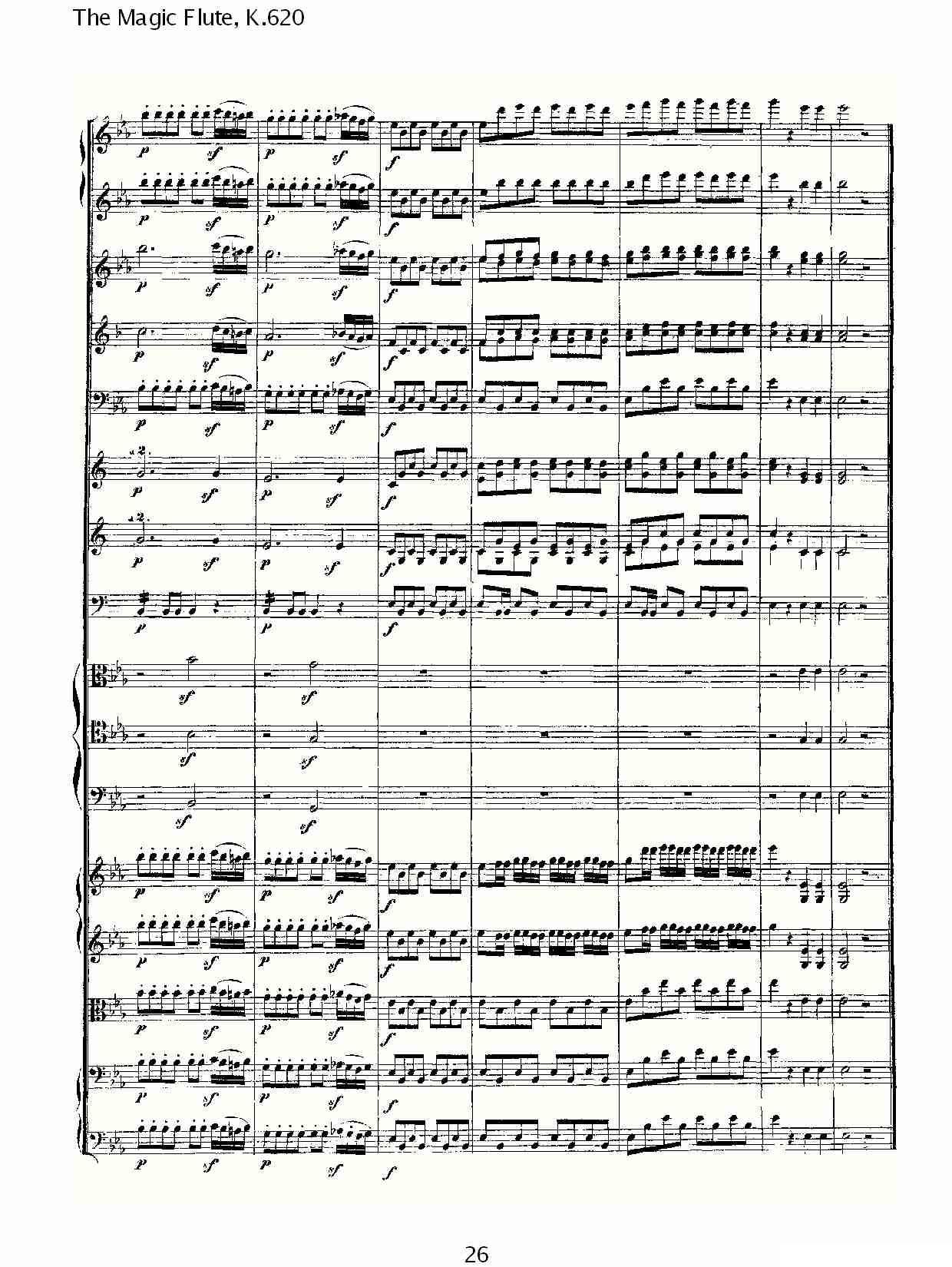 The Magic Flute, K.620其它曲谱（图26）