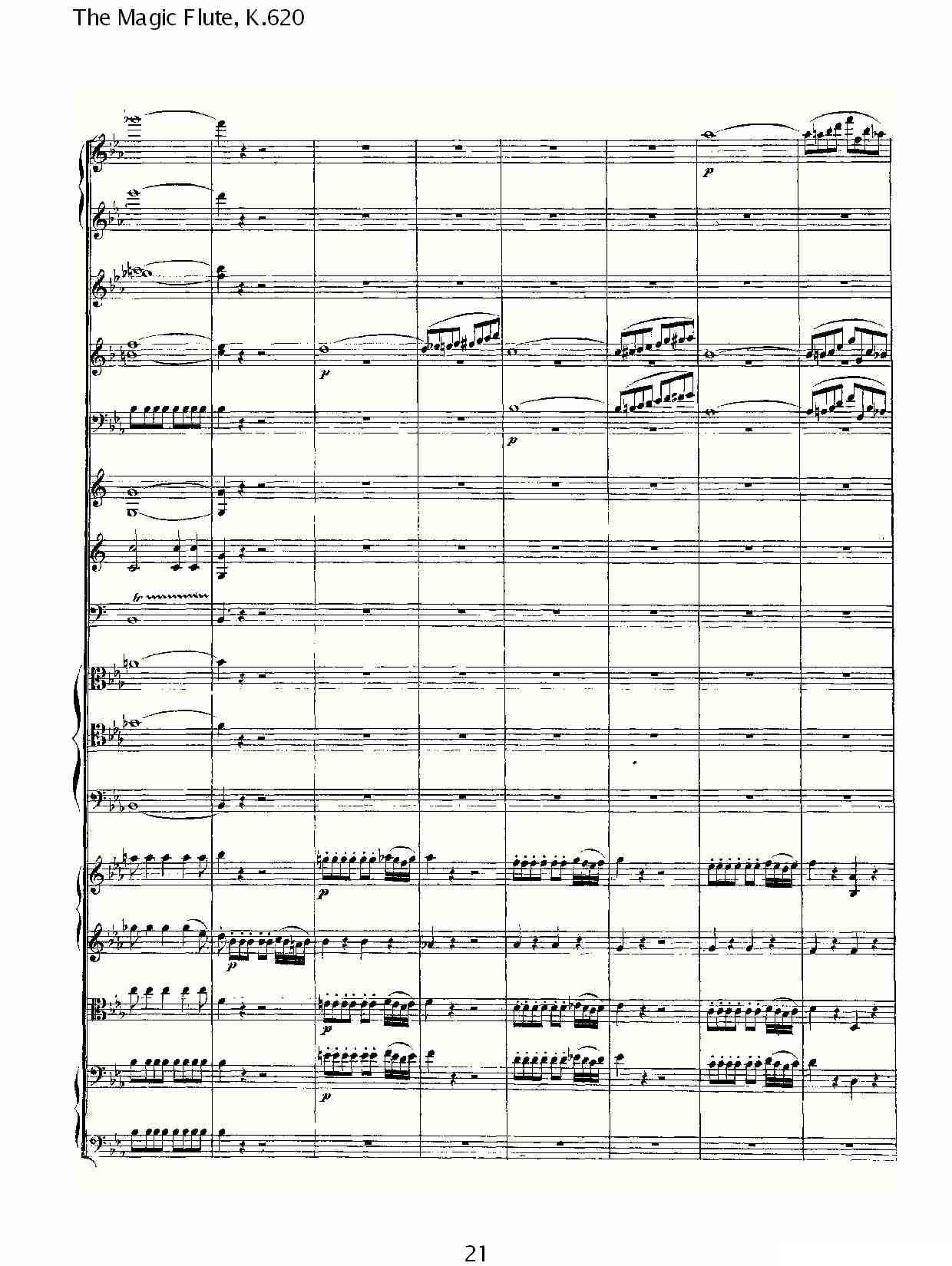 The Magic Flute, K.620其它曲谱（图21）