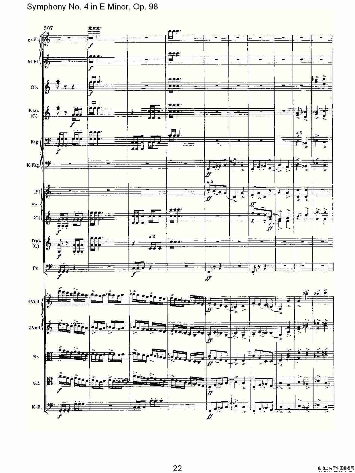 E小调第四交响曲, Op.98 第三乐章其它曲谱（图12）