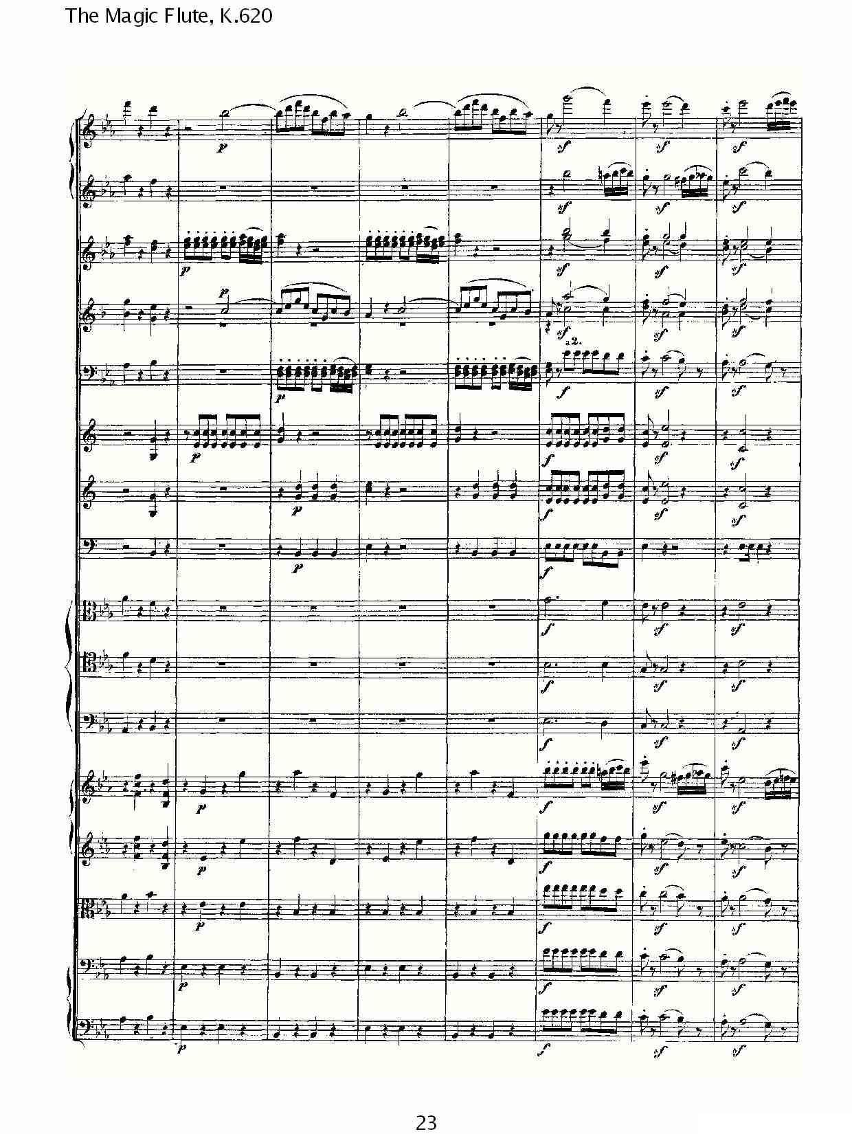 The Magic Flute, K.620其它曲谱（图23）