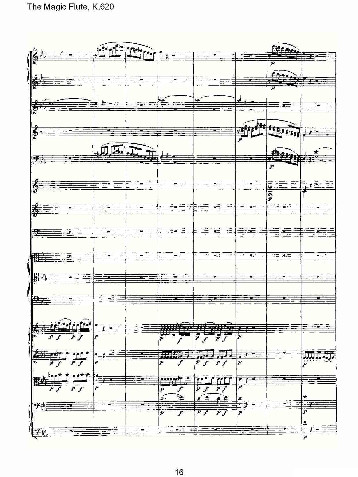The Magic Flute, K.620其它曲谱（图16）