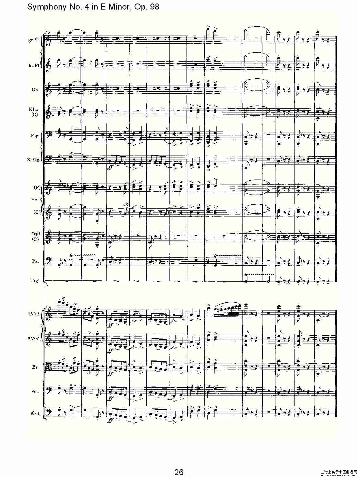 E小调第四交响曲, Op.98 第三乐章其它曲谱（图14）