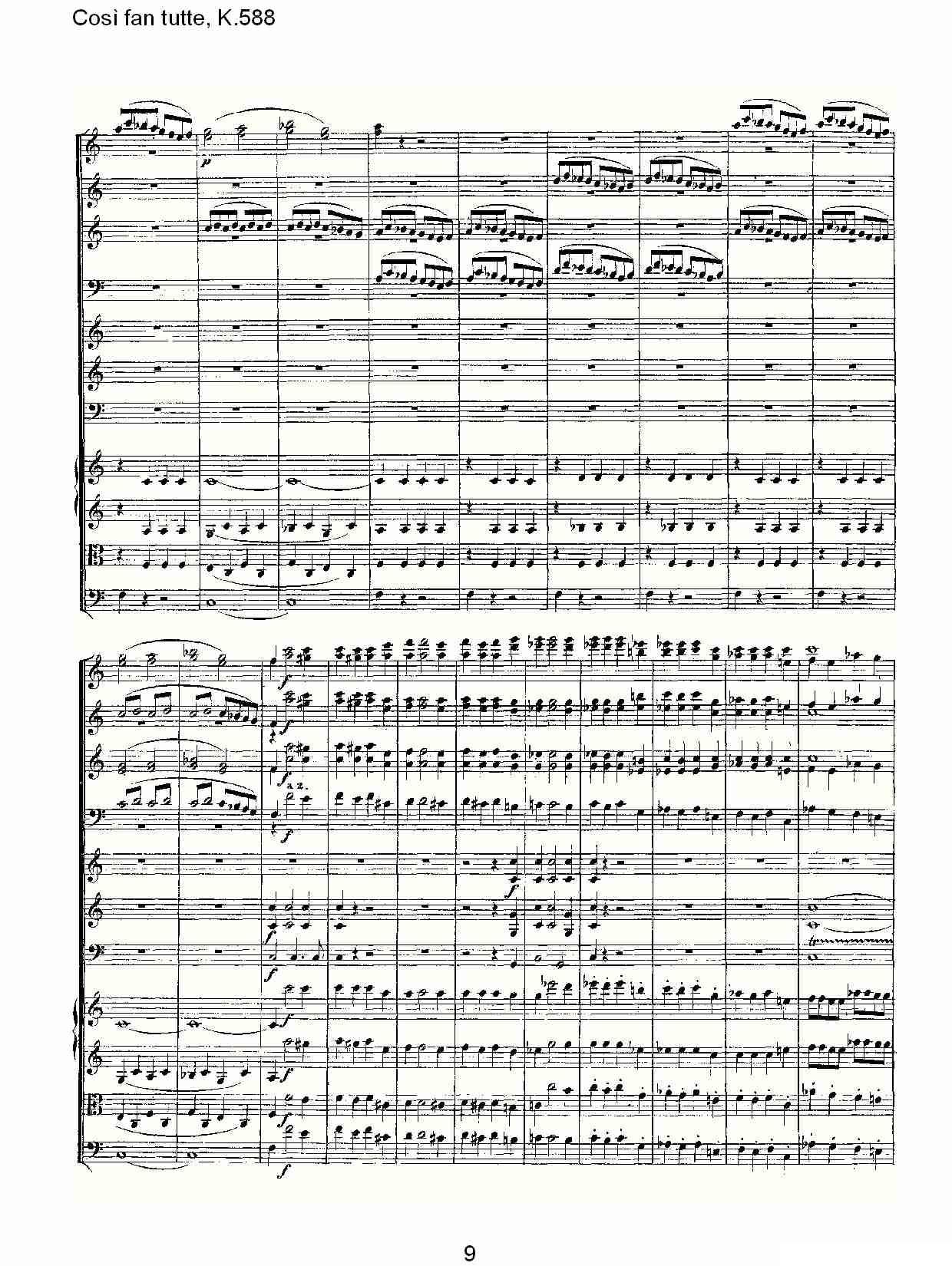 Cosě fan tutte, K.588其它曲谱（图9）